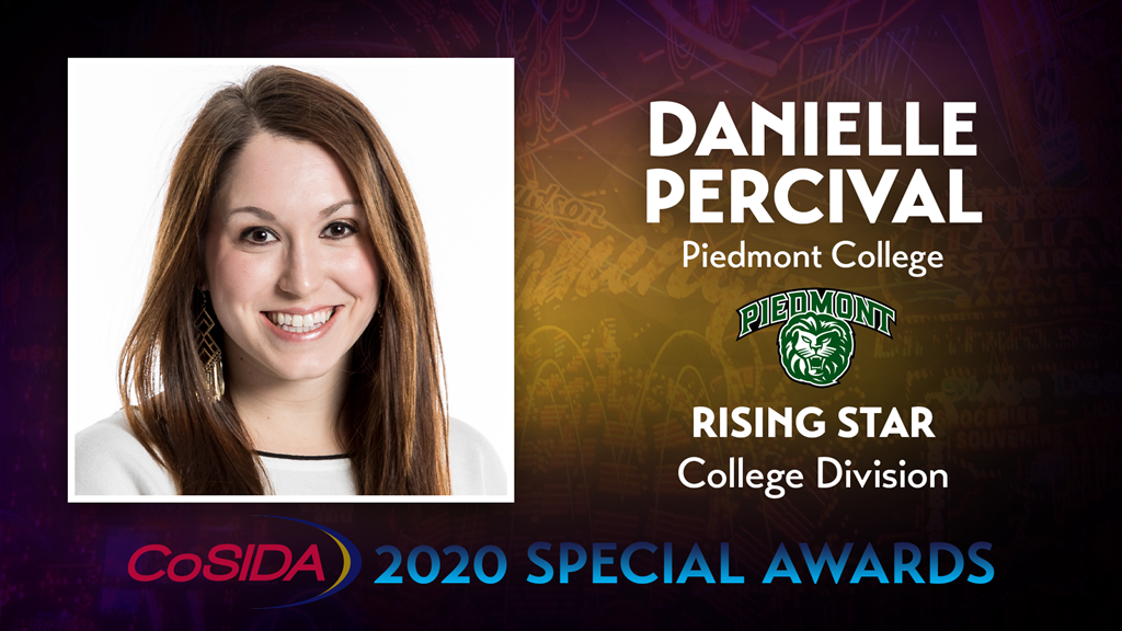 2020 Special Awards Salute: Danielle Percival (Piedmont), Rising Star Award - College Division